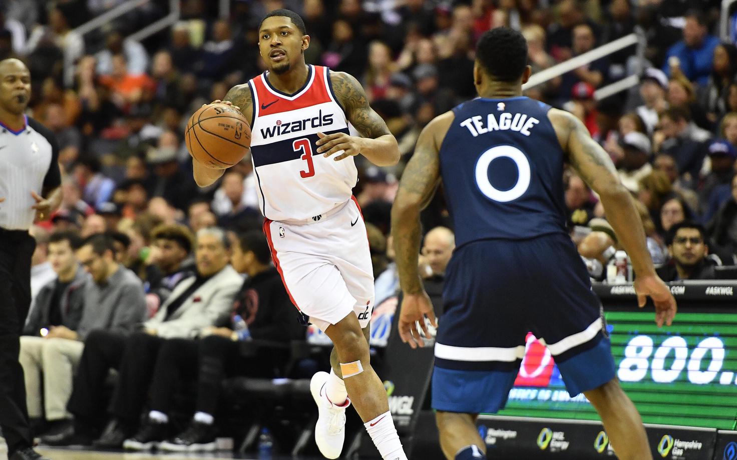 Bradley Beal vedas Wizardsi teisel lisaajal võidule.