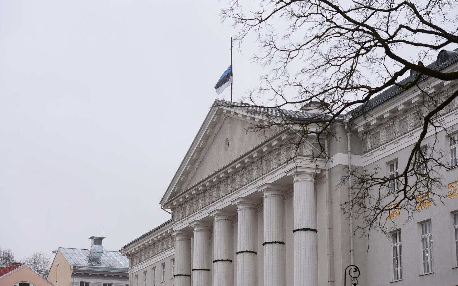 Tartu ülikooli peahoone.