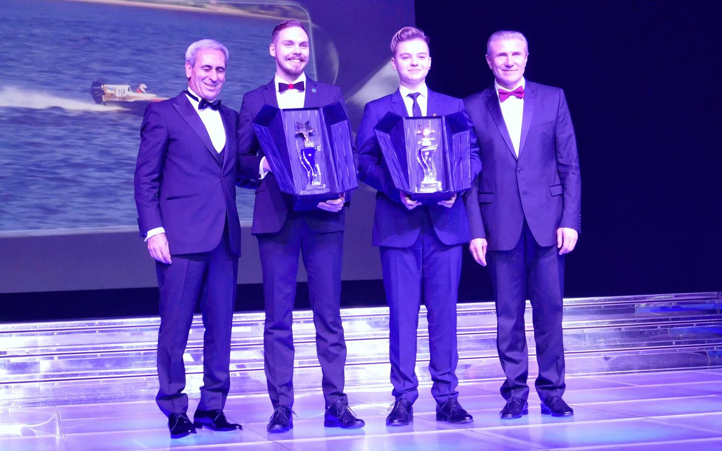 Raffaele Chiulli, Rasmus Haugasmägi, Stefan Arand ja Sergei Bubka.
