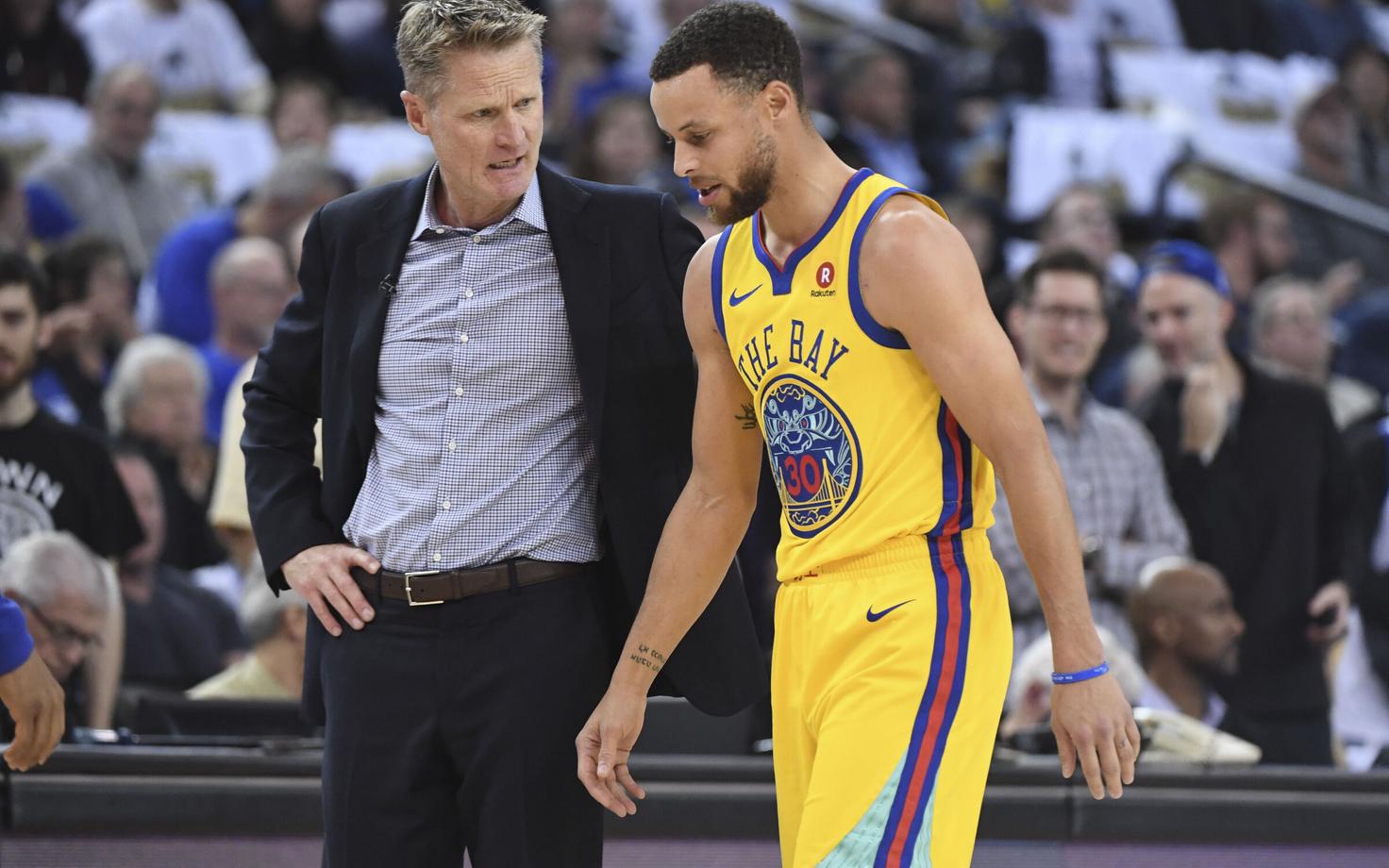 Steve Kerr ja Stephen Curry