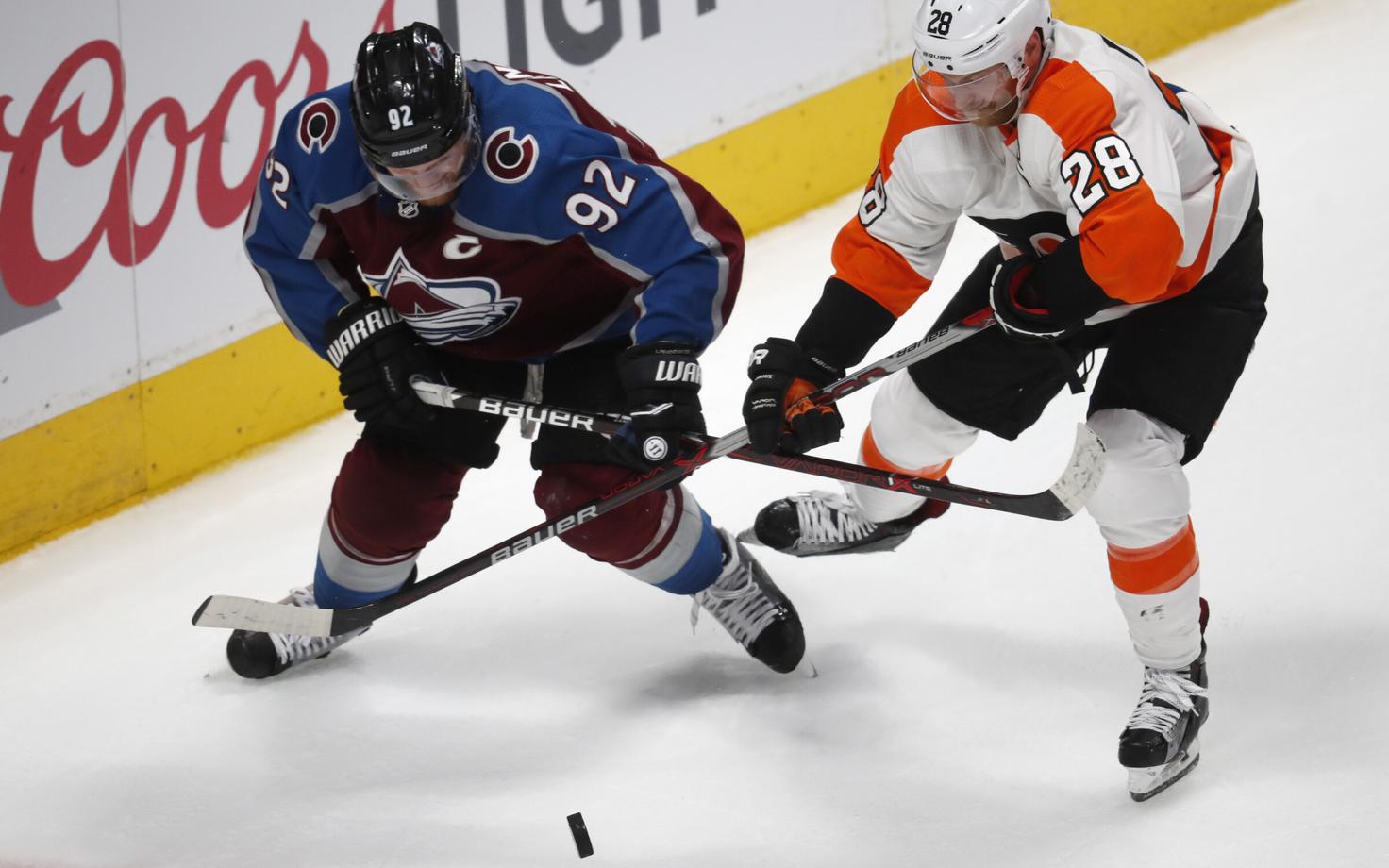 Colorado Avalance - Philadelphia Flyers.