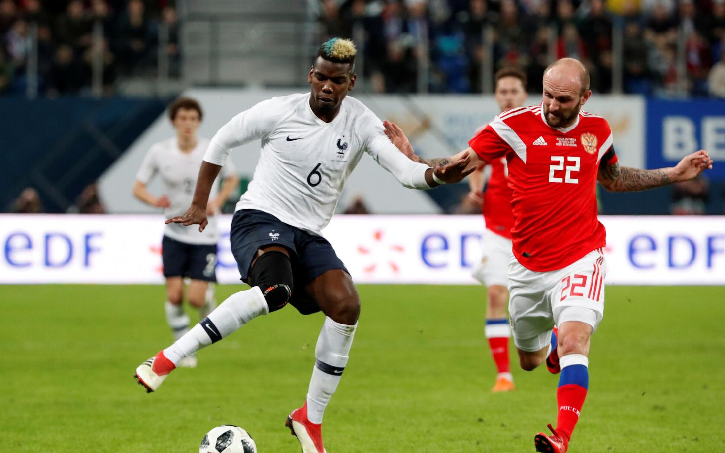 Paulg Pogba (vasakul) oli üks rassistliku kohtlemise osaliseks saanud mängijatest.