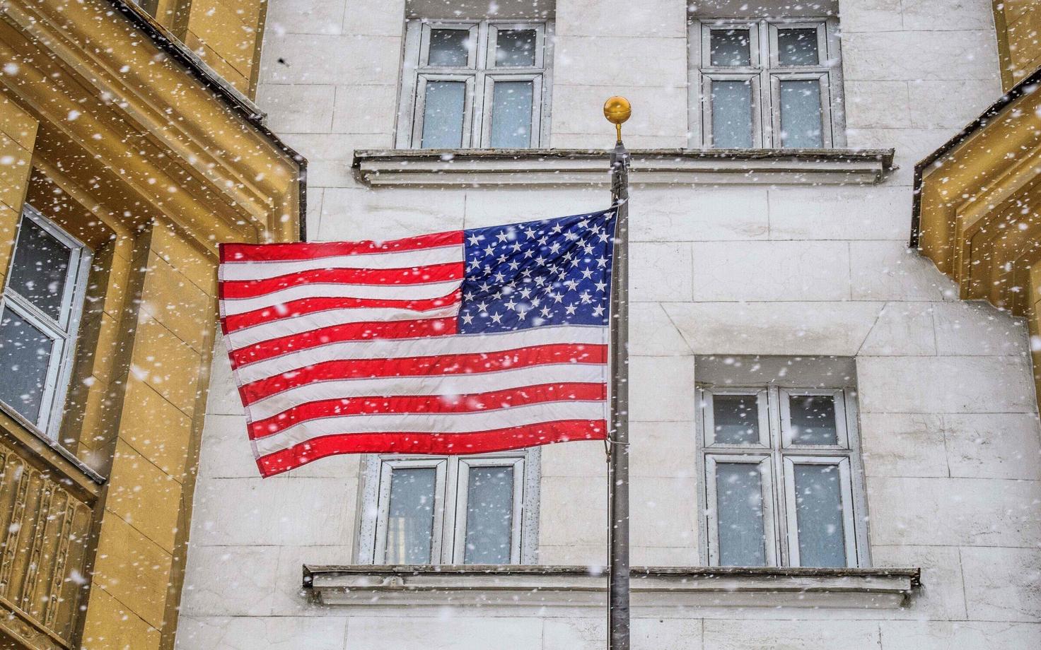 Здание посольства США в Москве.