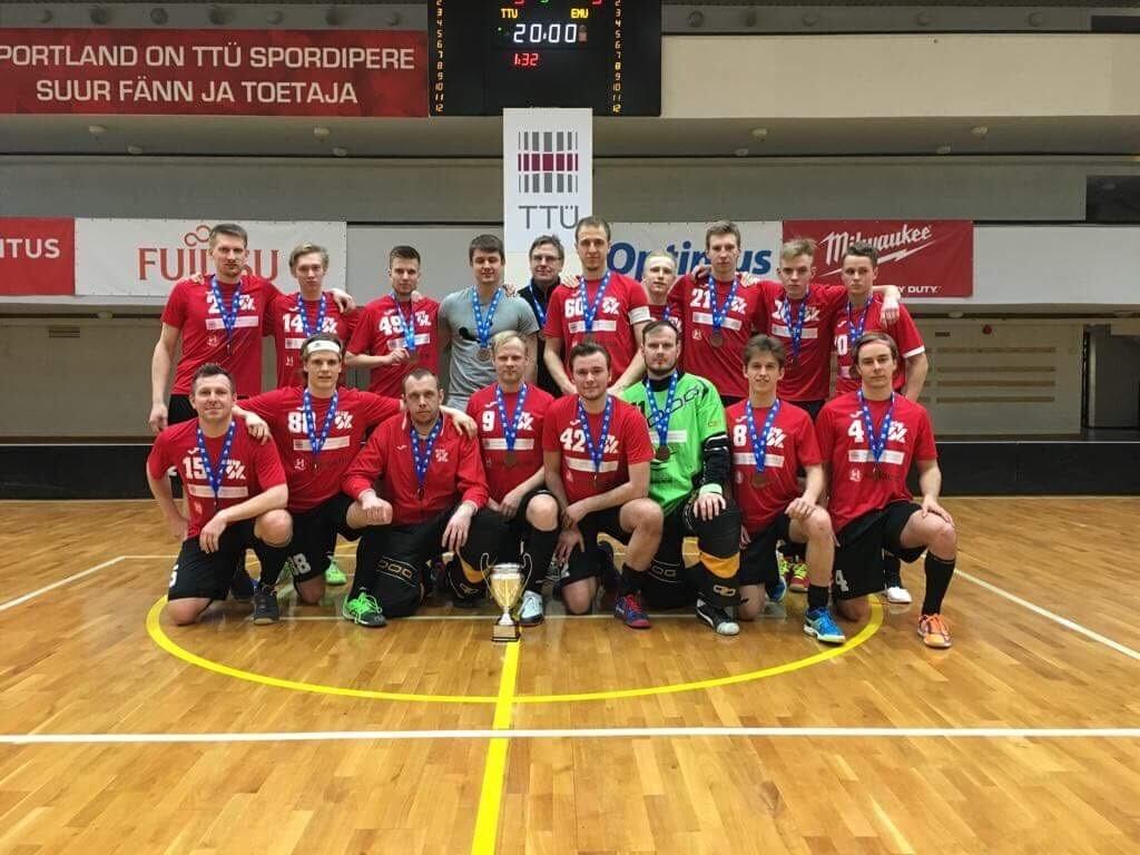 Meeste saalihokimeistrivõistluste pronksmedalist TTÜ
