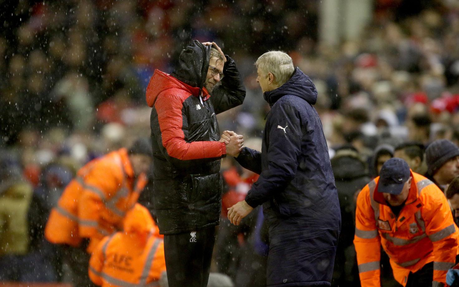 Jürgen Klopp ja Arsene Wenger