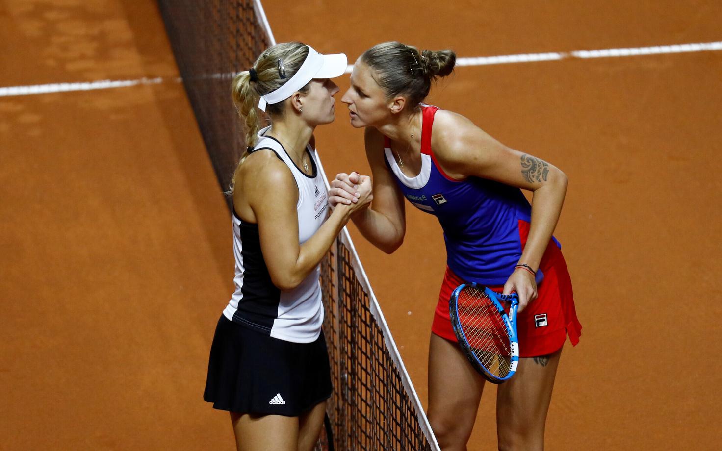 Angelique Kerber ja Karolina Pliškova.