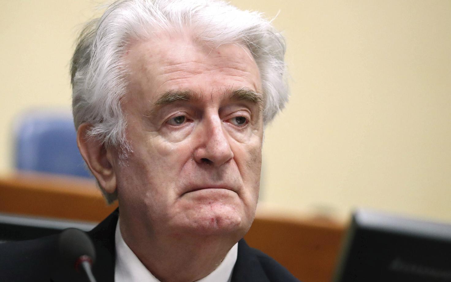 Sõjaroimar Radovan Karadzic 24. aprillil haagi kohtus.