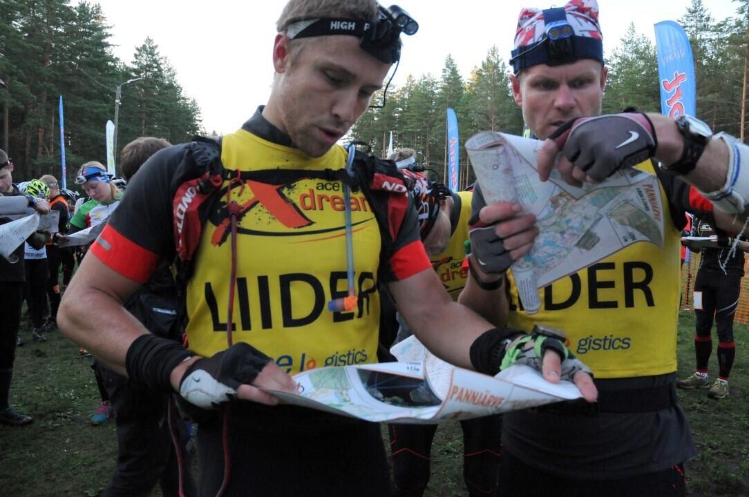 Seiklussportlased Pannjärvel.