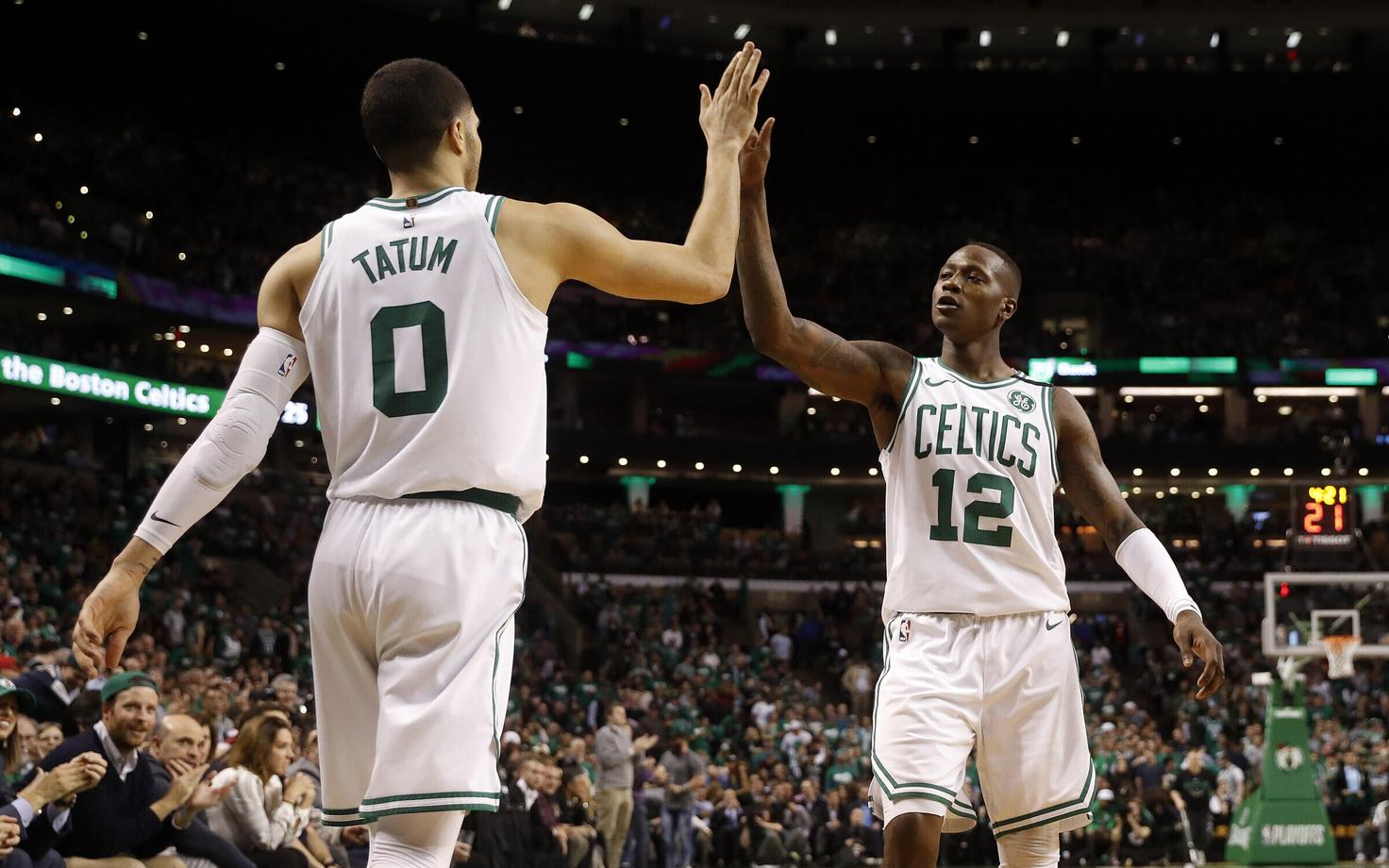 Jayson Tatum ja Terry Rozier