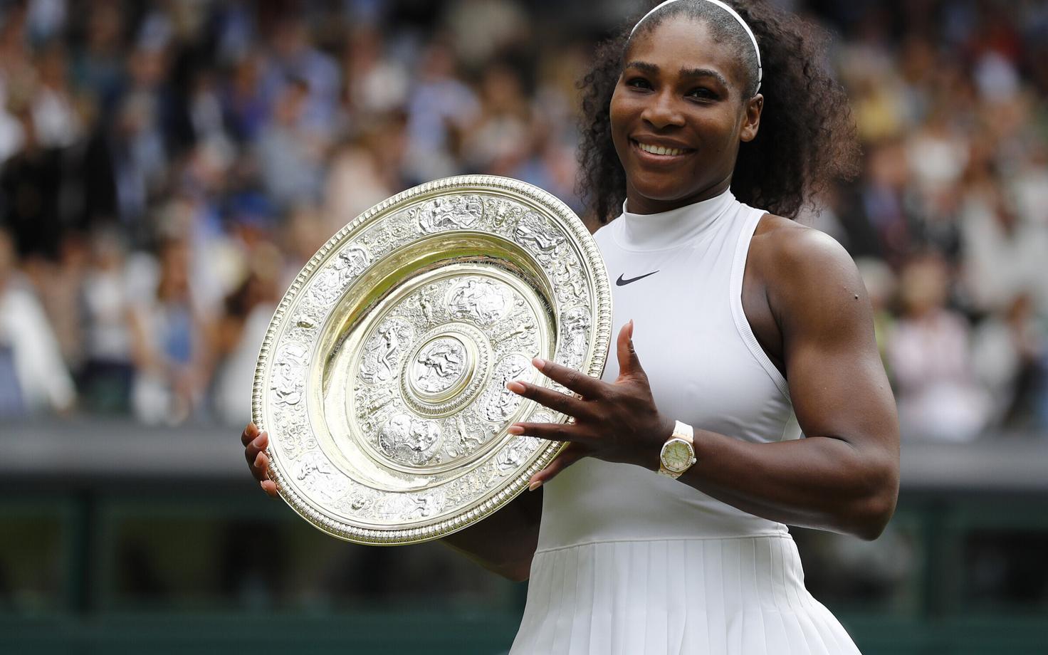 Serena Williams 2016. aasta Wimbledoni tenniseturniiril.