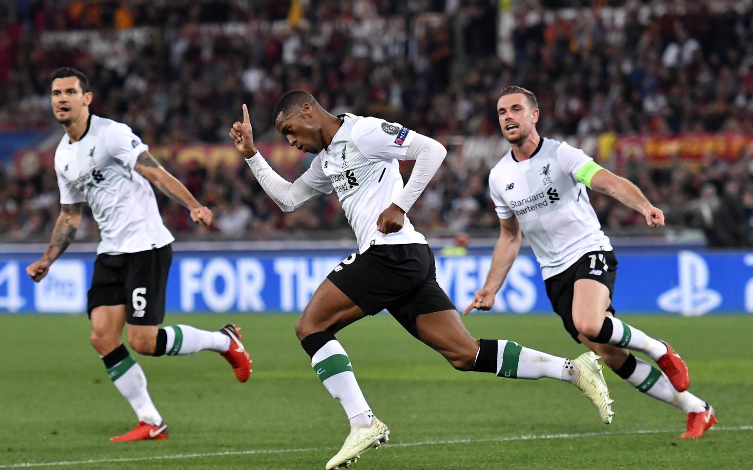 Georginio Wijnaldum (keskel) lõi Liverpooli teise värava