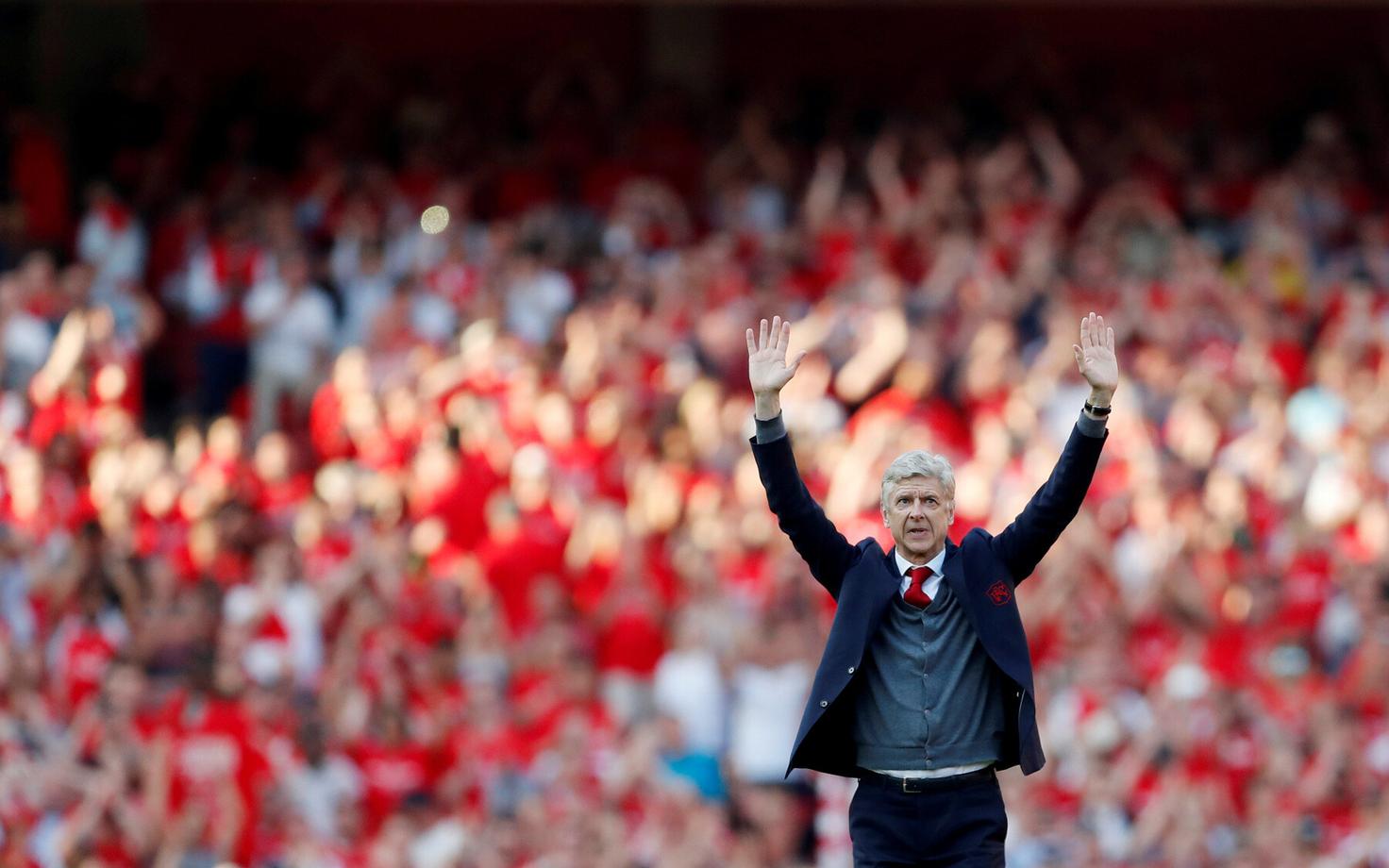 Arsene Wenger enda viimasel Arsenali kodumängul.