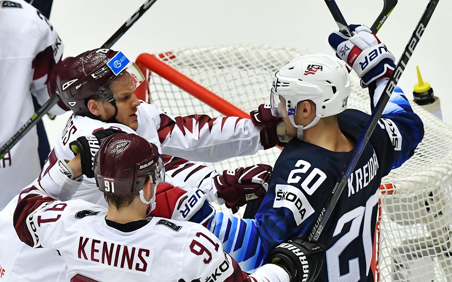 Läti - USA jäähoki MM-il