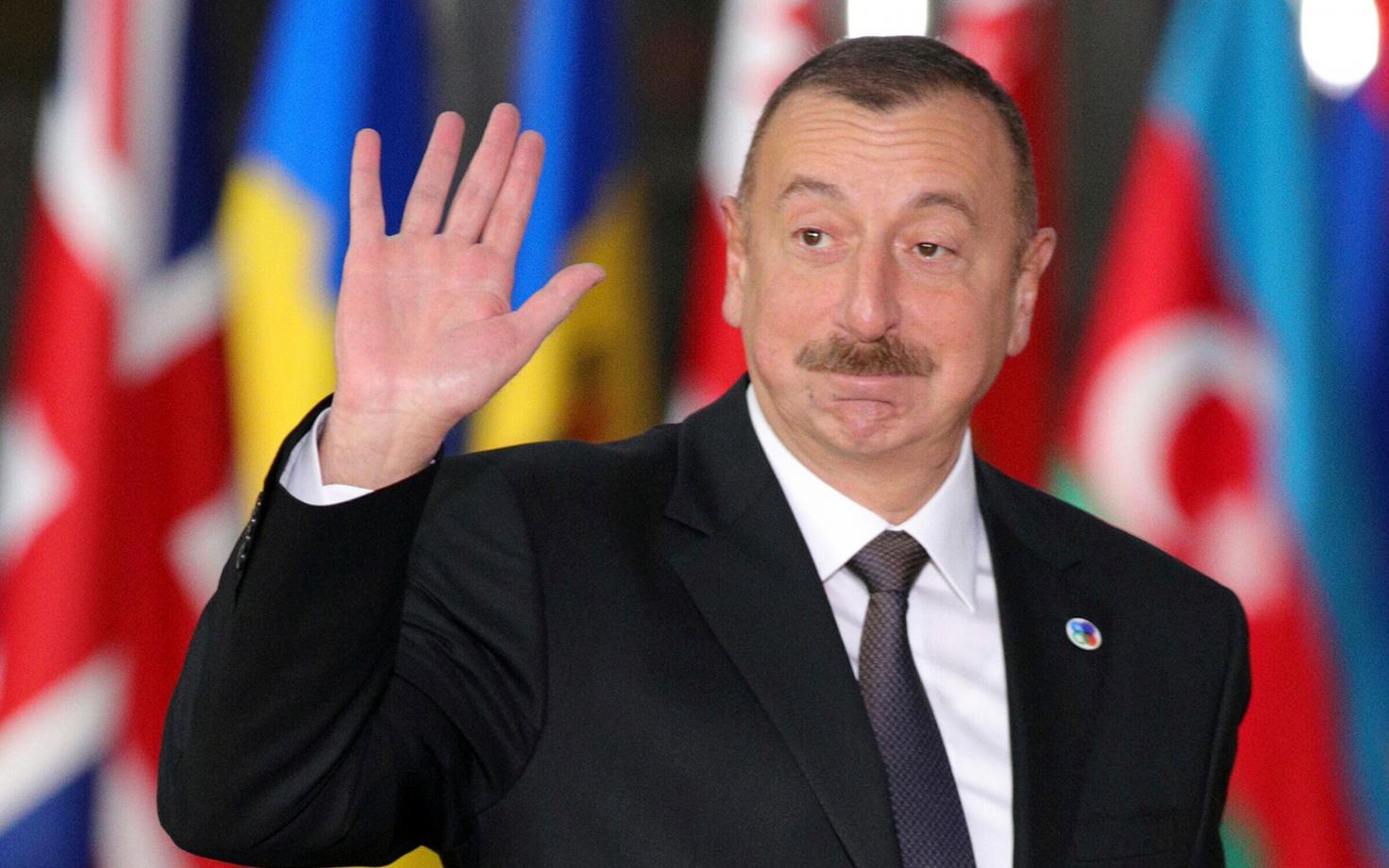 Aserbaidžaani president Ilham Alijev.