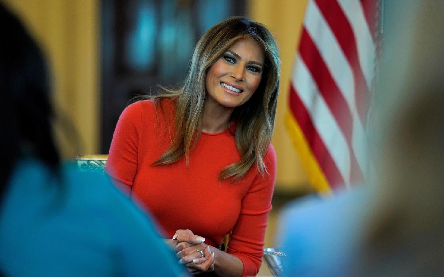 Melania Trump 9. aprillil Valges Majas.