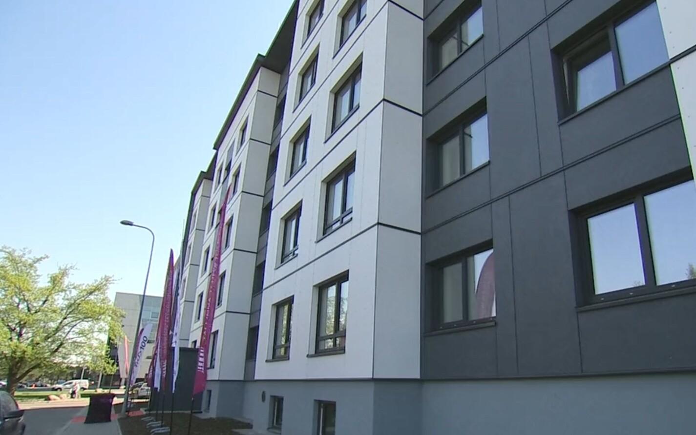 TTÜ projekti raames renoveeritud kortermaja.