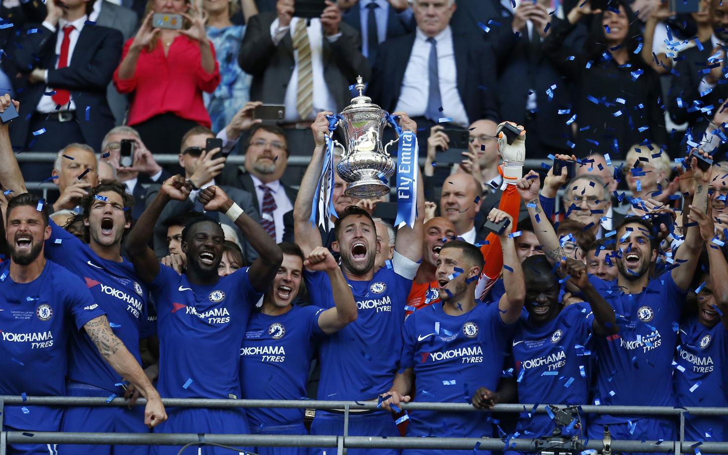 Inglismaa karikasarja võitnud Londoni Chelsea.