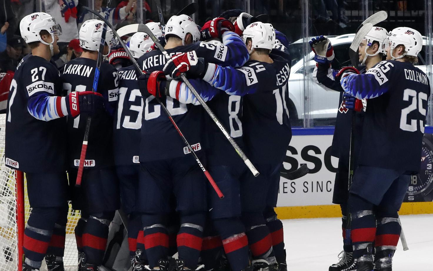 USA jäähokikoondis võitis MM-pronksi