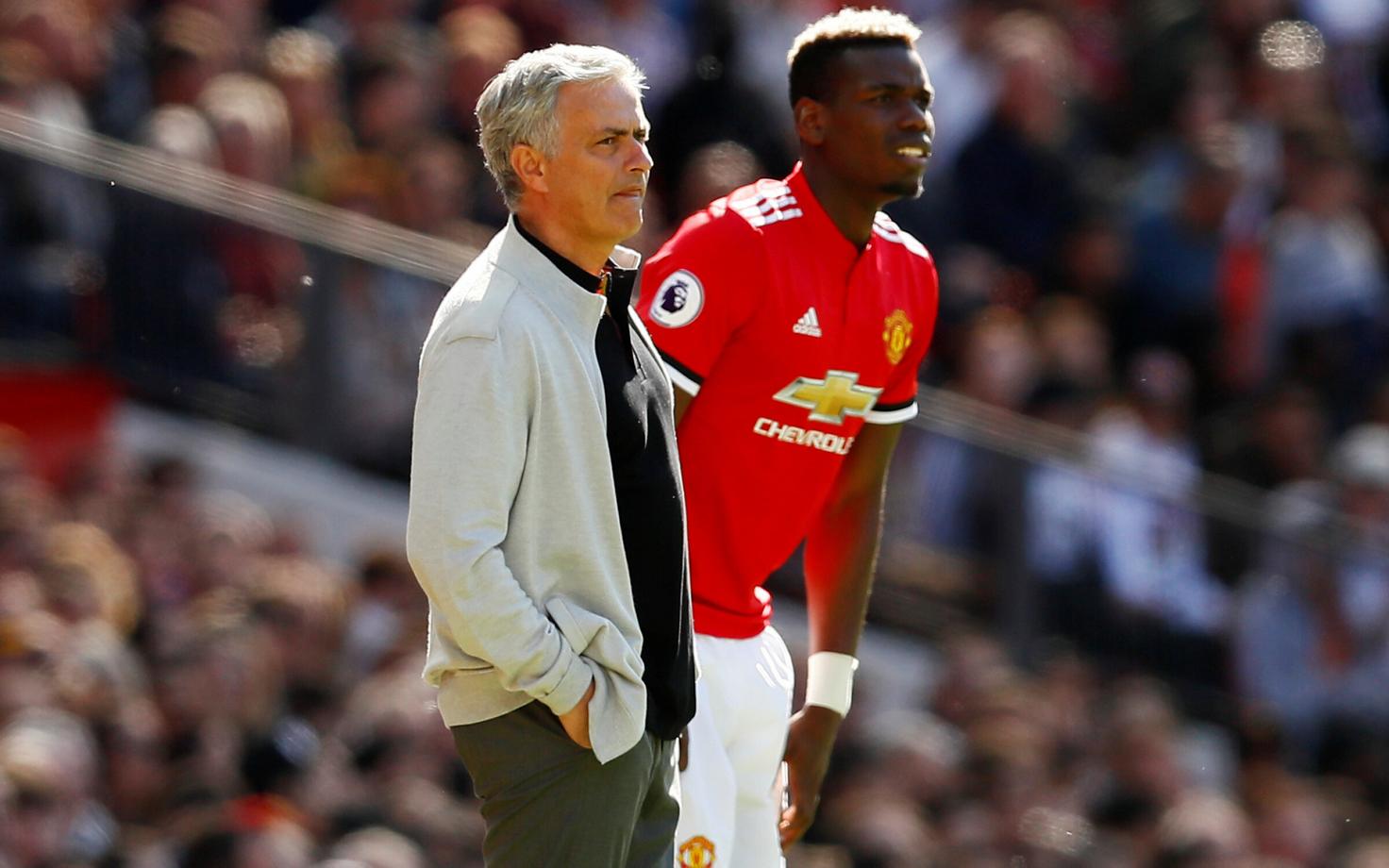 Jose Mourinho ja Paul Pogba