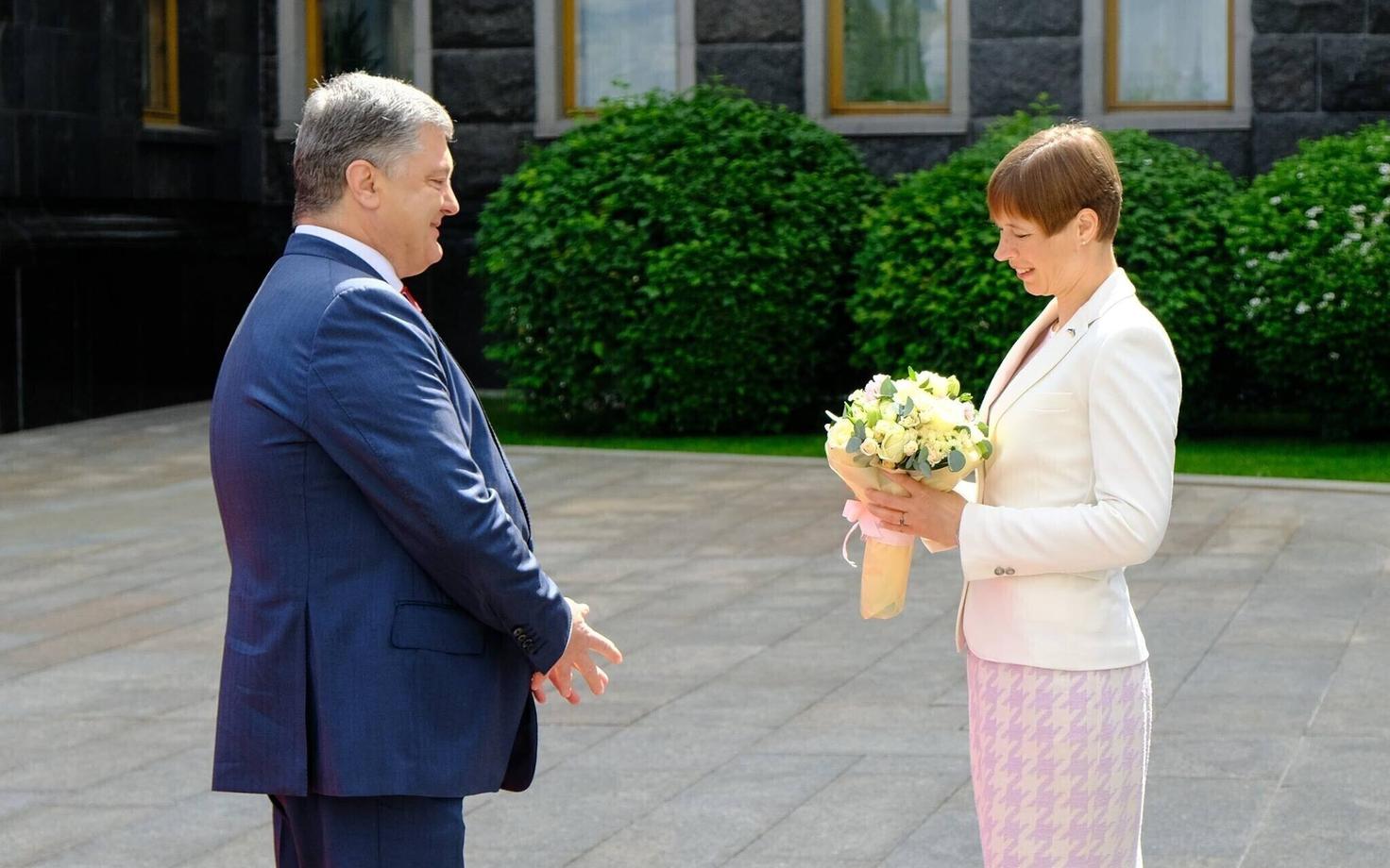 President Kersti Kaljulaid visiidil Ukrainasse.
