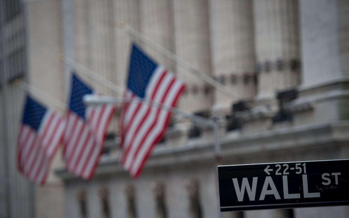 USA rahanduse peatänav Wall Street.