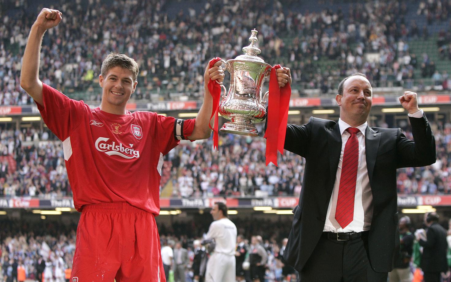 Steven Gerrard ja Rafael Benitez 2006. aastal