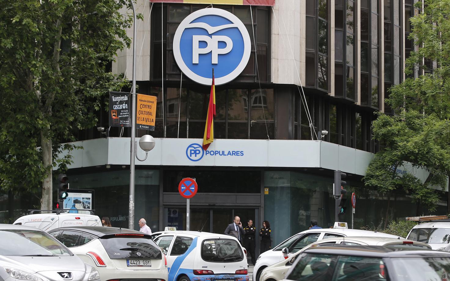 Hispaania Rahvapartei peakontor Madridis.