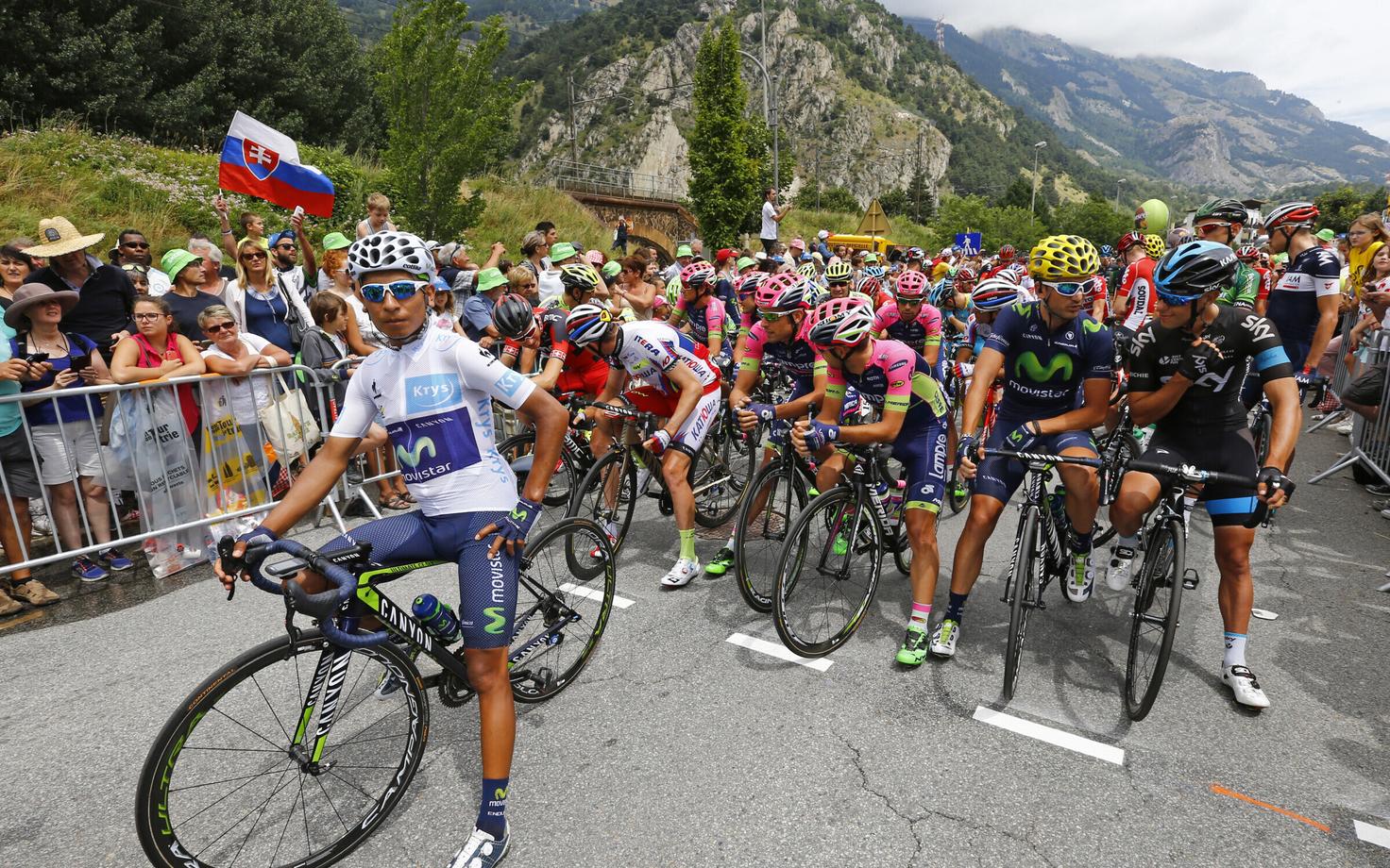 Ratturid Tour de France'il mägise etapi stardis.