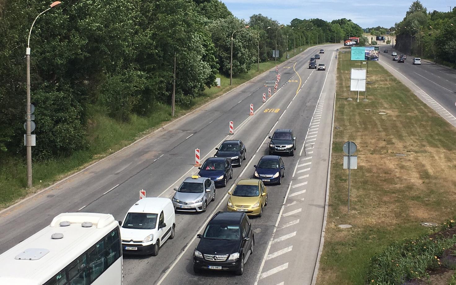Ajutine bussirada Laagna teel