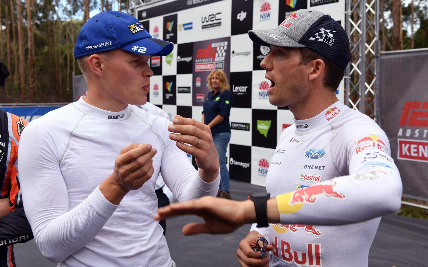 Ott Tänak ja Sebastien Ogier