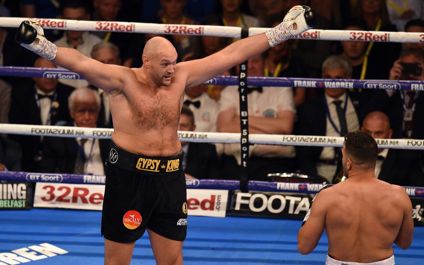 Ringi naasnud Tyson Fury alistas esimeses matšis Sefer Seferi.