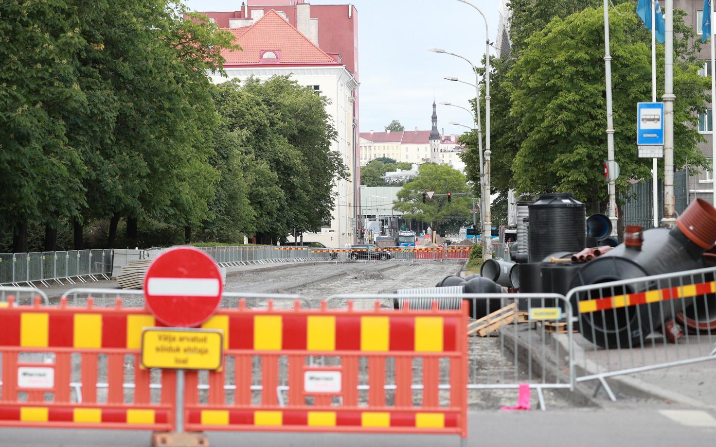 Gonsiori tänava rekonstrueerimistööd.