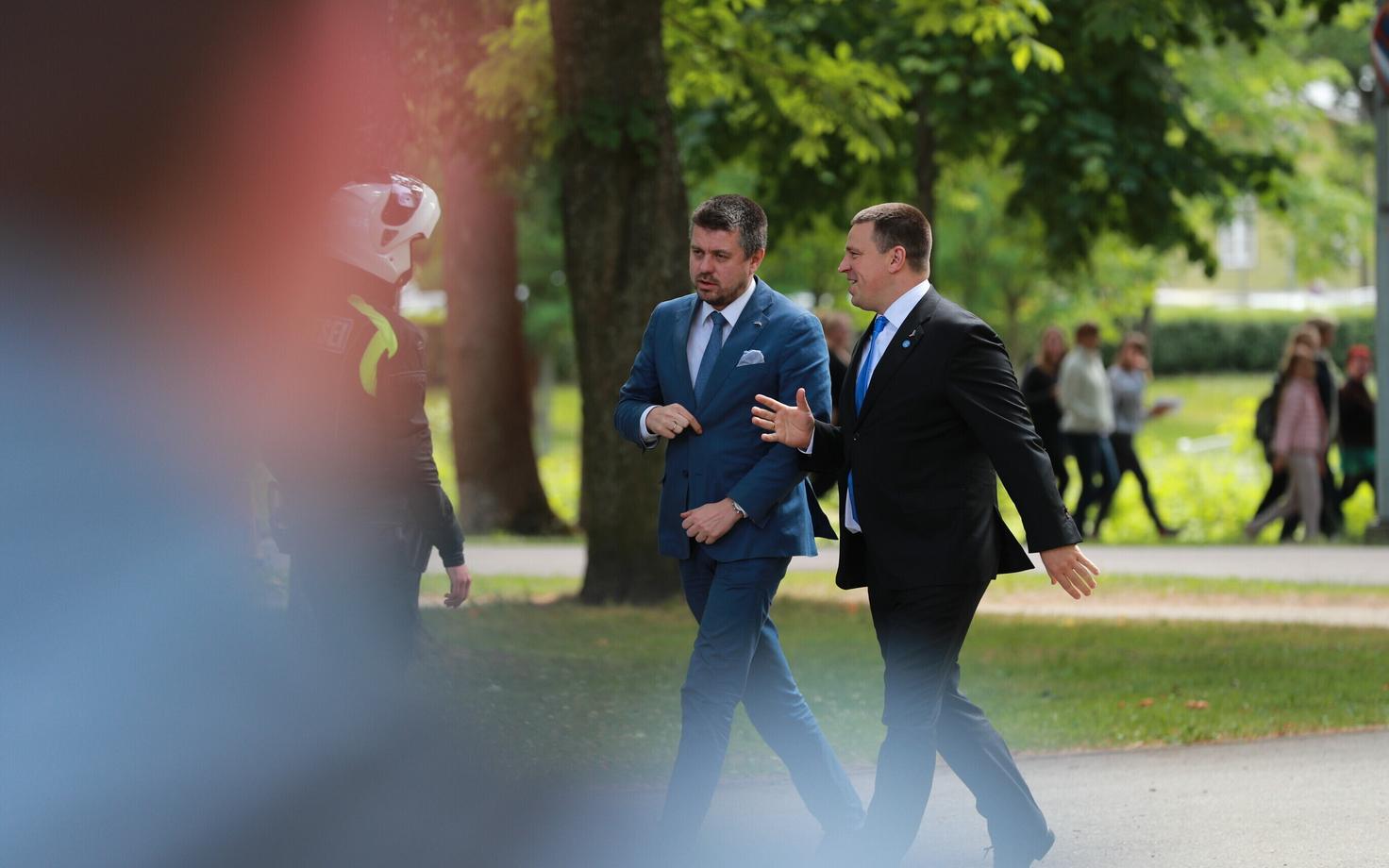 Justiitsminister Urmas Reinsalu ja peaminister Jüri Ratas