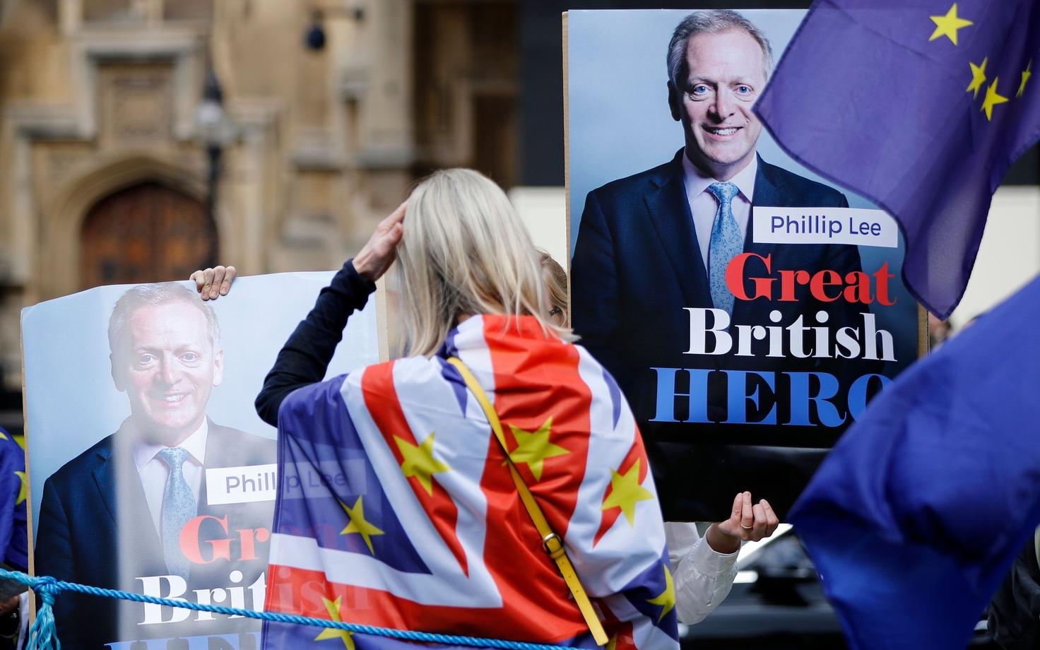 Brexiti vastane meeleavaldus.