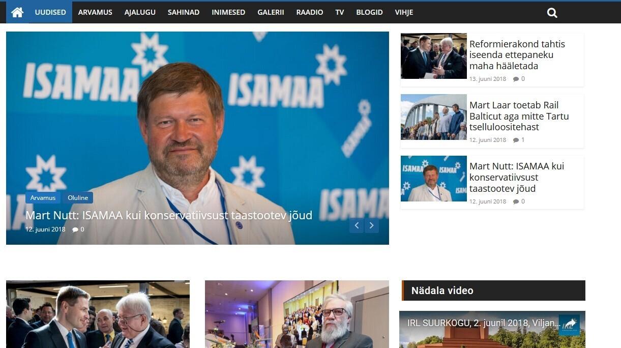 Isamaa uudisteportaal.