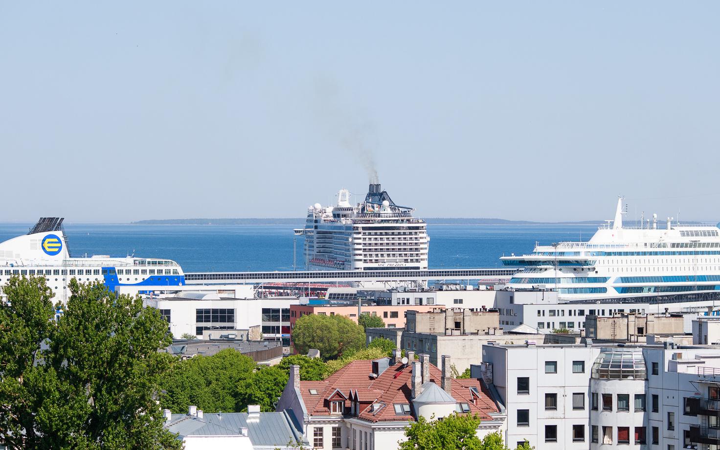 Tänavu suvel käib Tallinnas palju kruiisituriste.