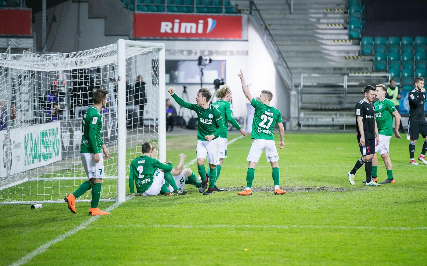 Tallinna FC Flora mängijad.
