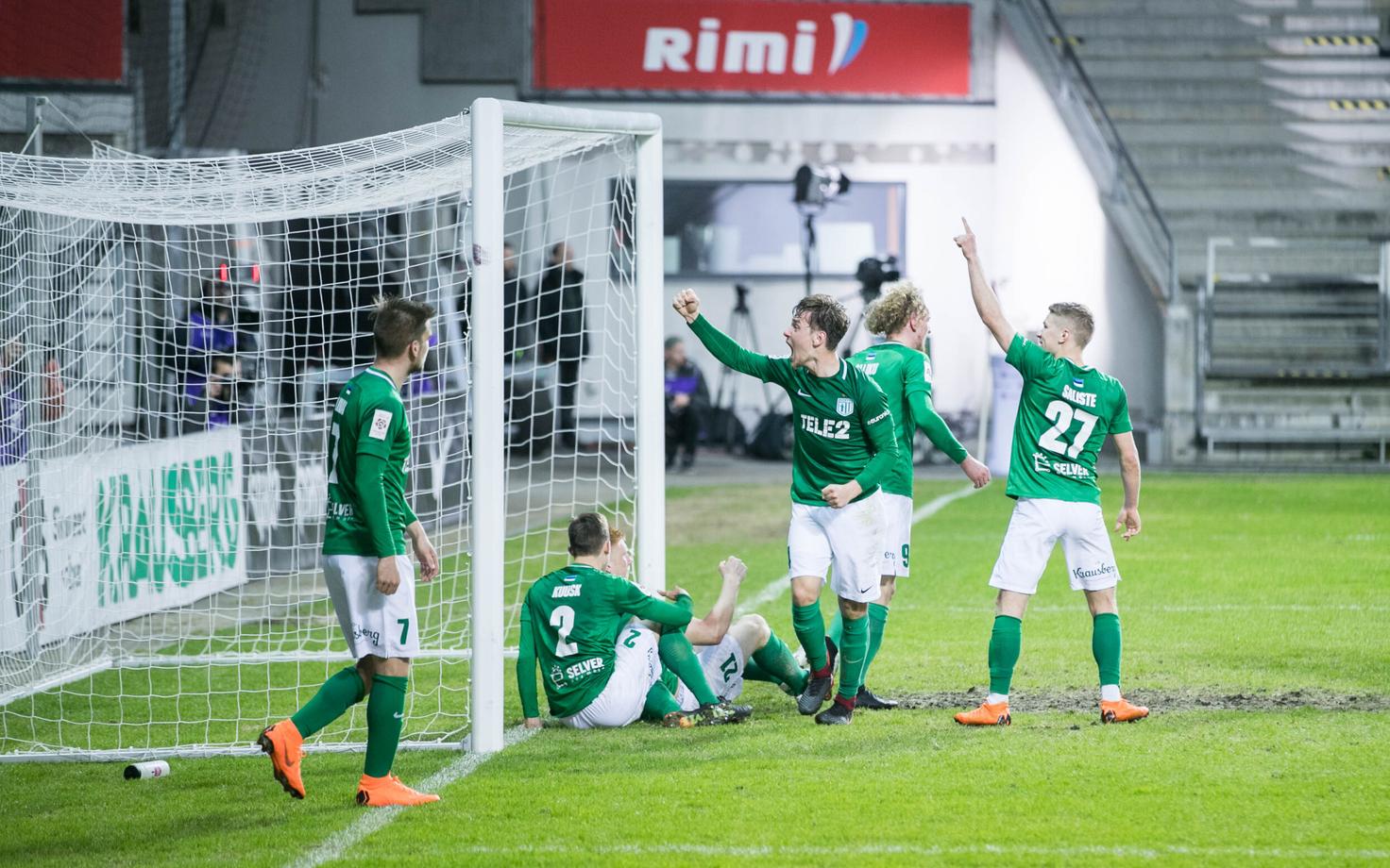 Tallinna FC Flora mängijad.