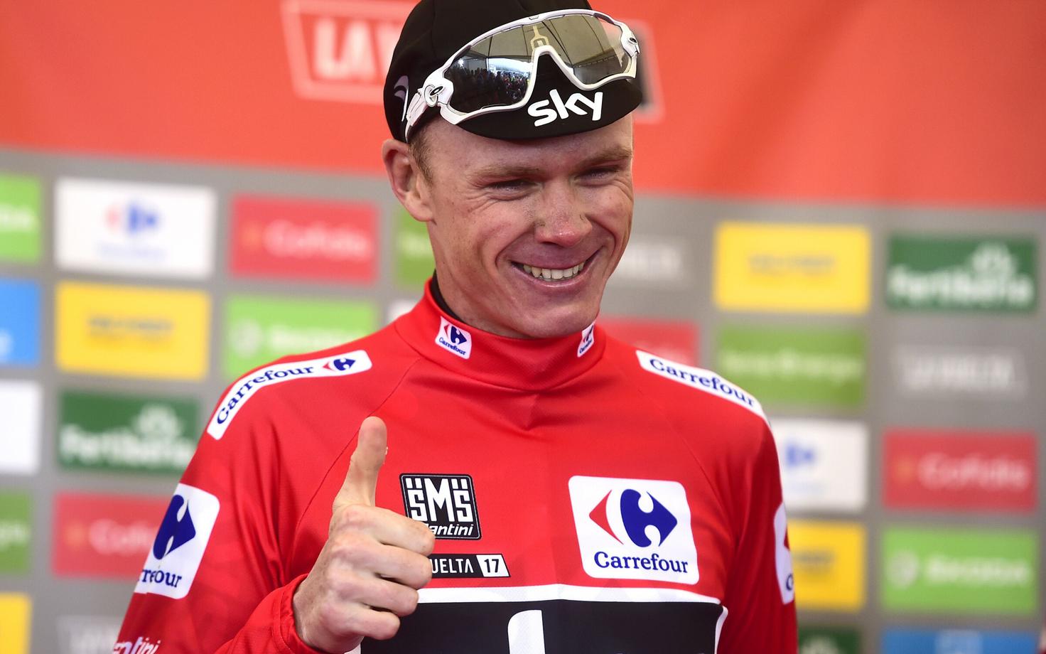 Chris Froome mullusel Vueltal.