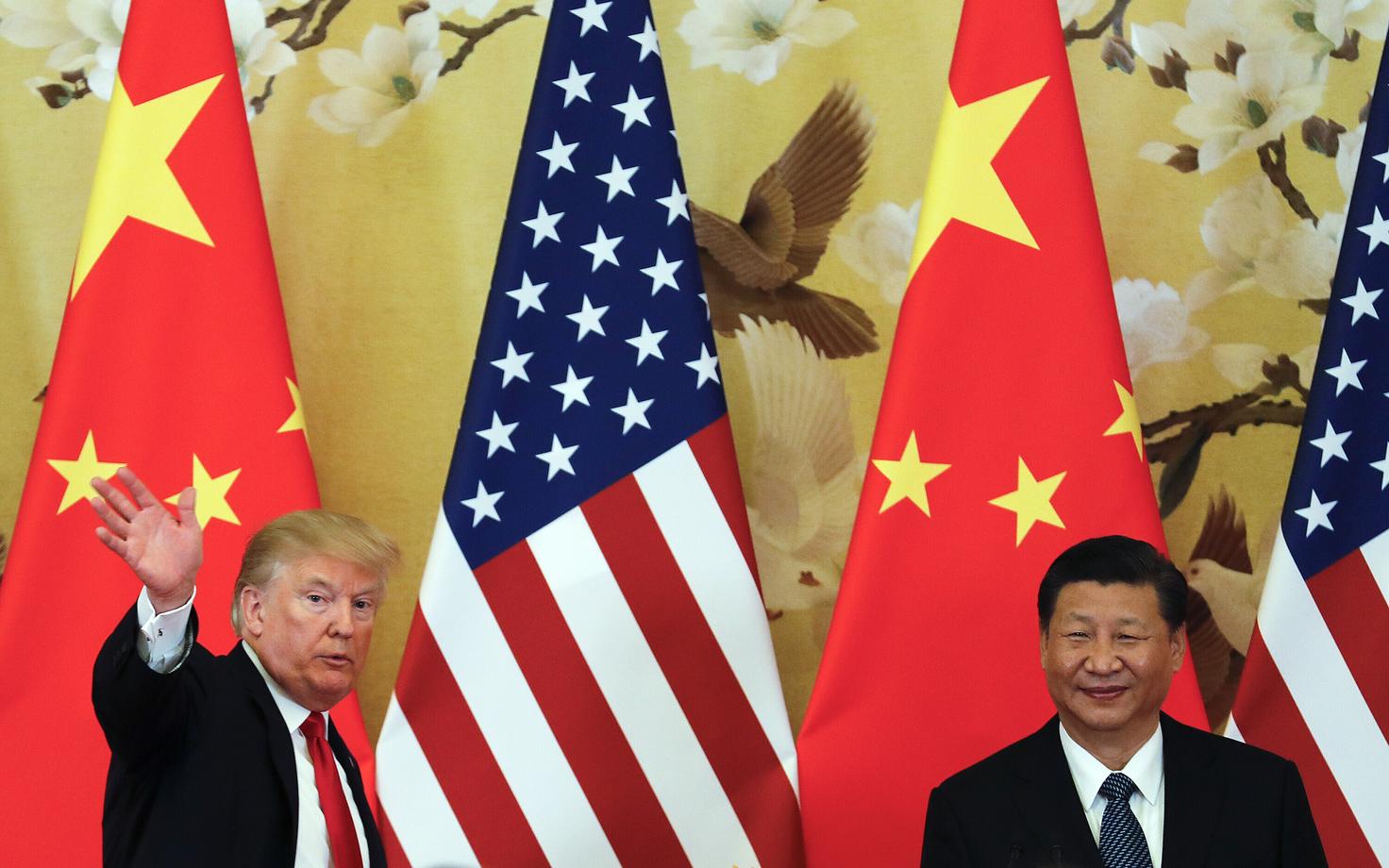 USA president Donald Trump ja Hiina president Xi Jinping.