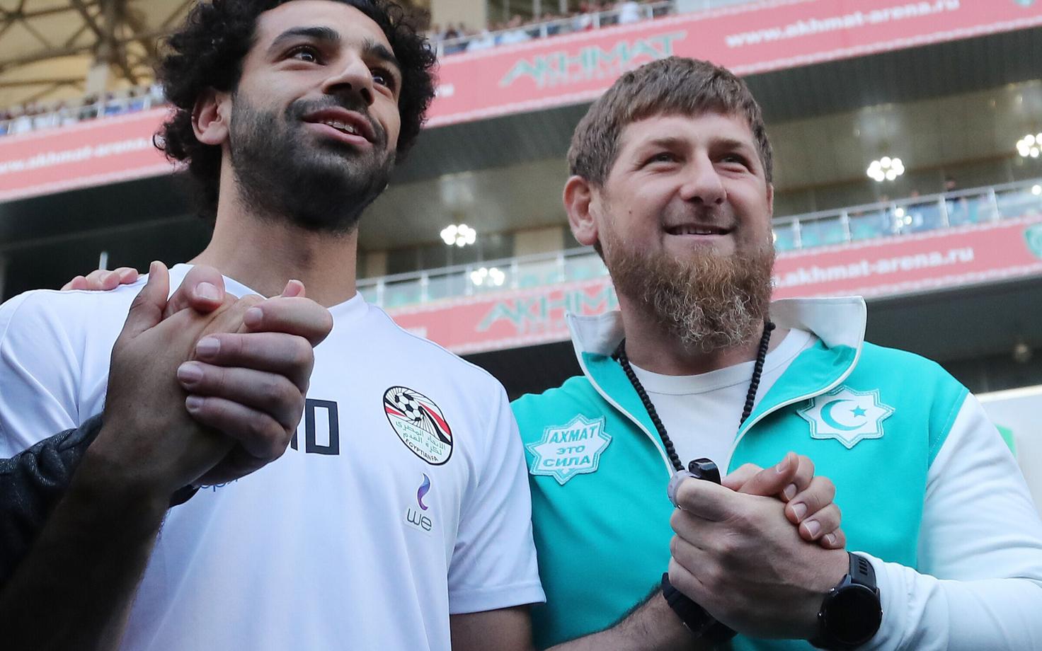 Mohamed Salah ja Ramzan Kadõrov.