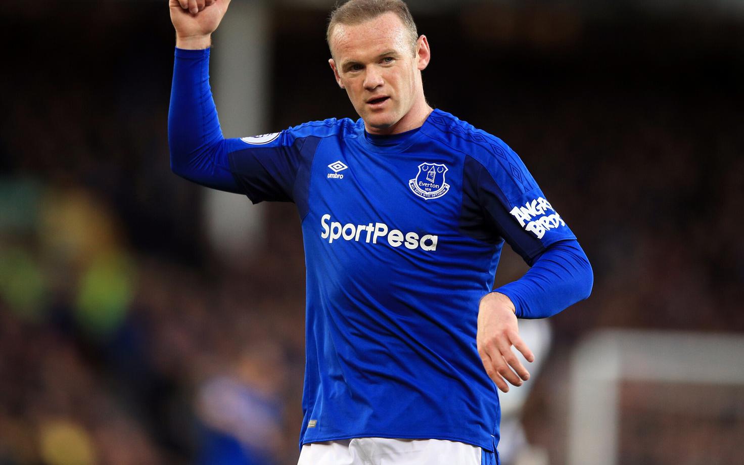 Wayne Rooney Evertoni särgis.