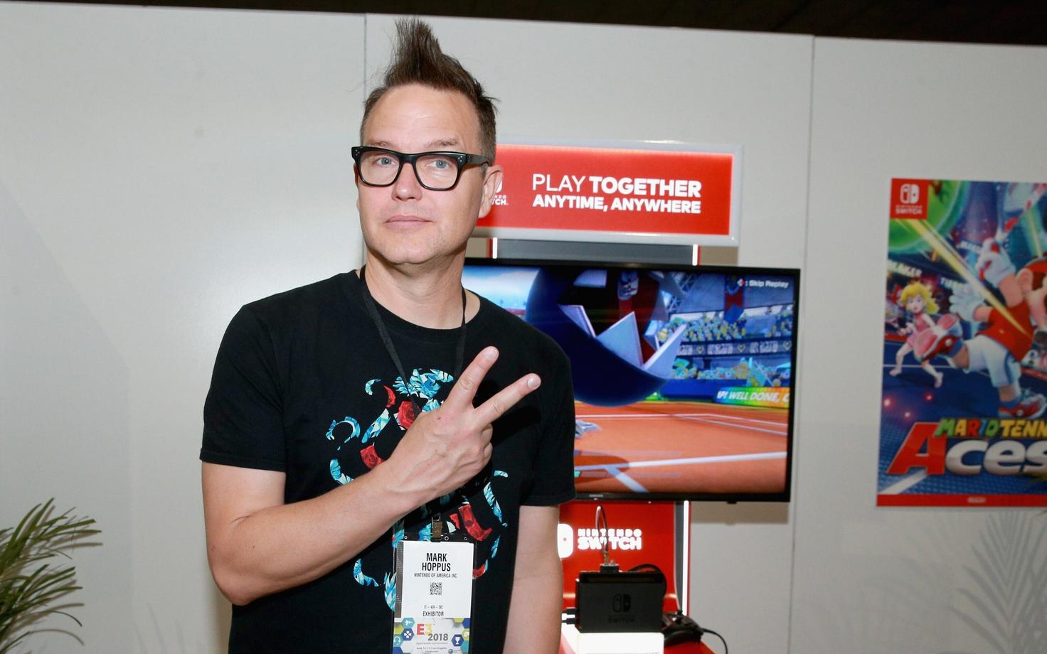 Blink-182 bassist ja laulja Mark Hoppus.