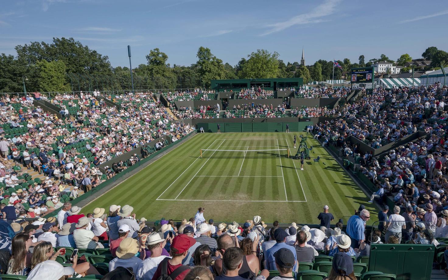 Wimbledoni tennisekeskus.