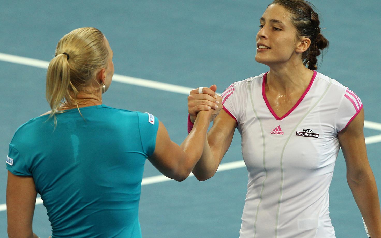 Kaia Kanepi ja Andrea Petkovic