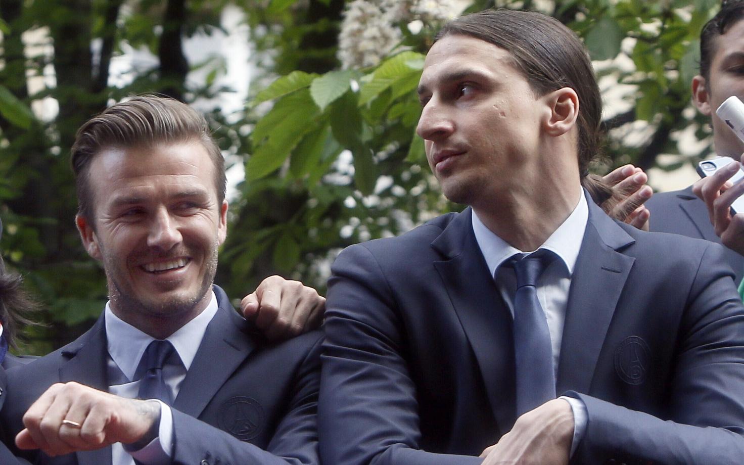 David Beckham ja Zlatan Ibrahimovic