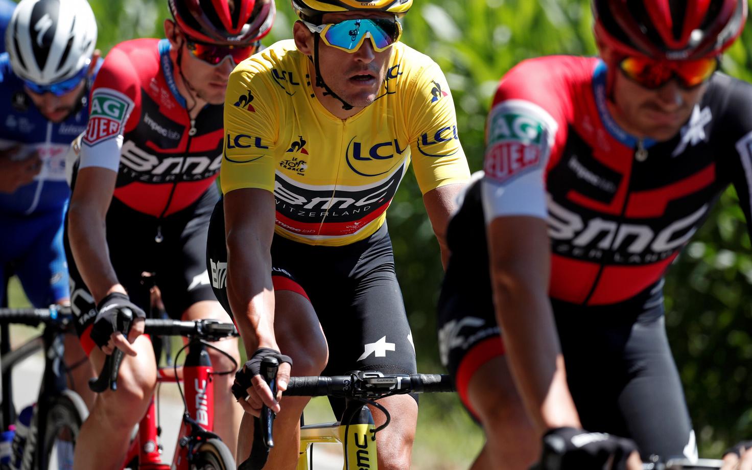 Greg van Avermaet kollases liidrisärgis