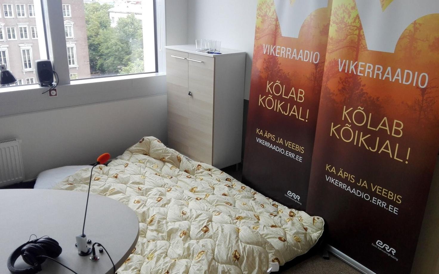 Voodi Vikerraadio stuudios