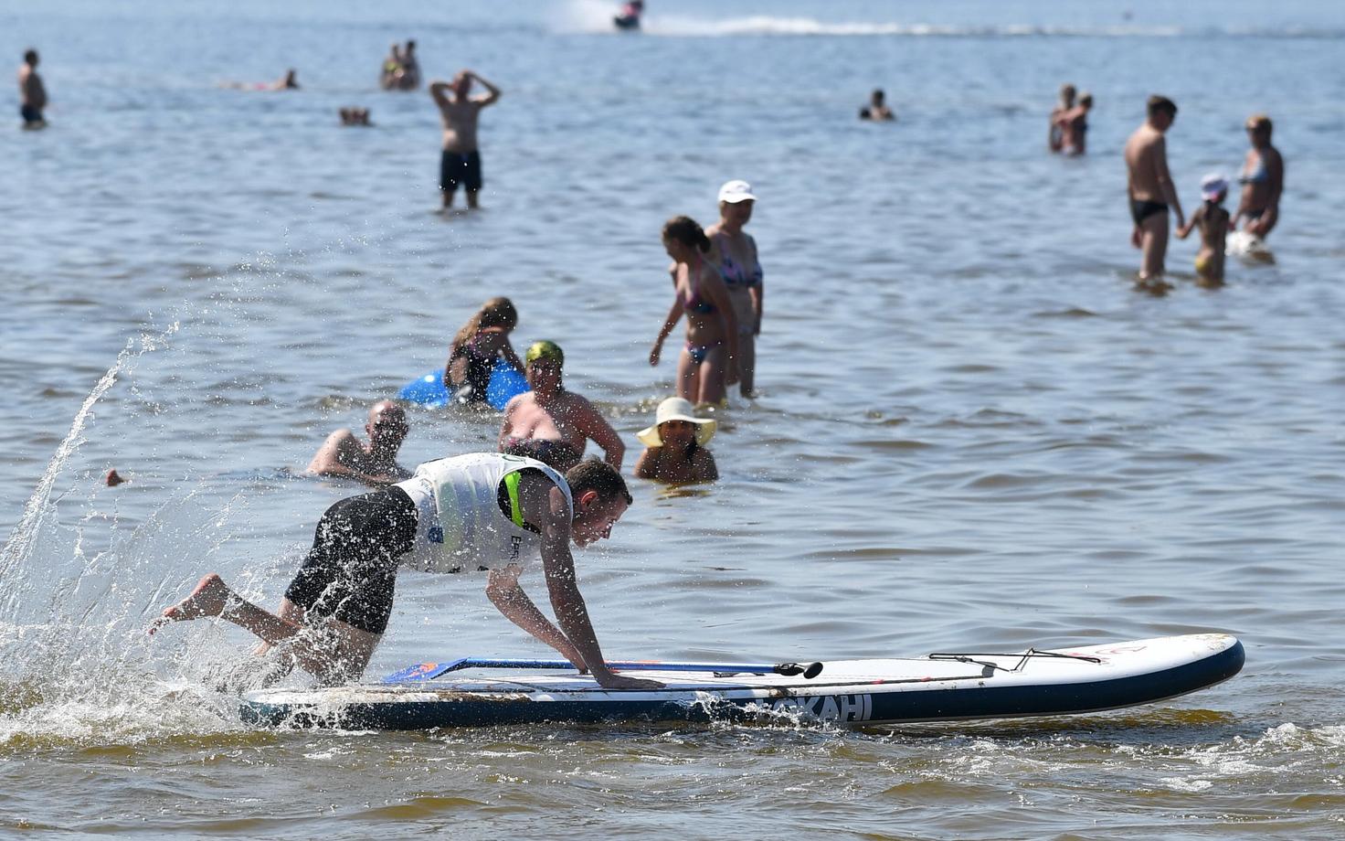 SurfRun в Нарва-Йыэсуу.