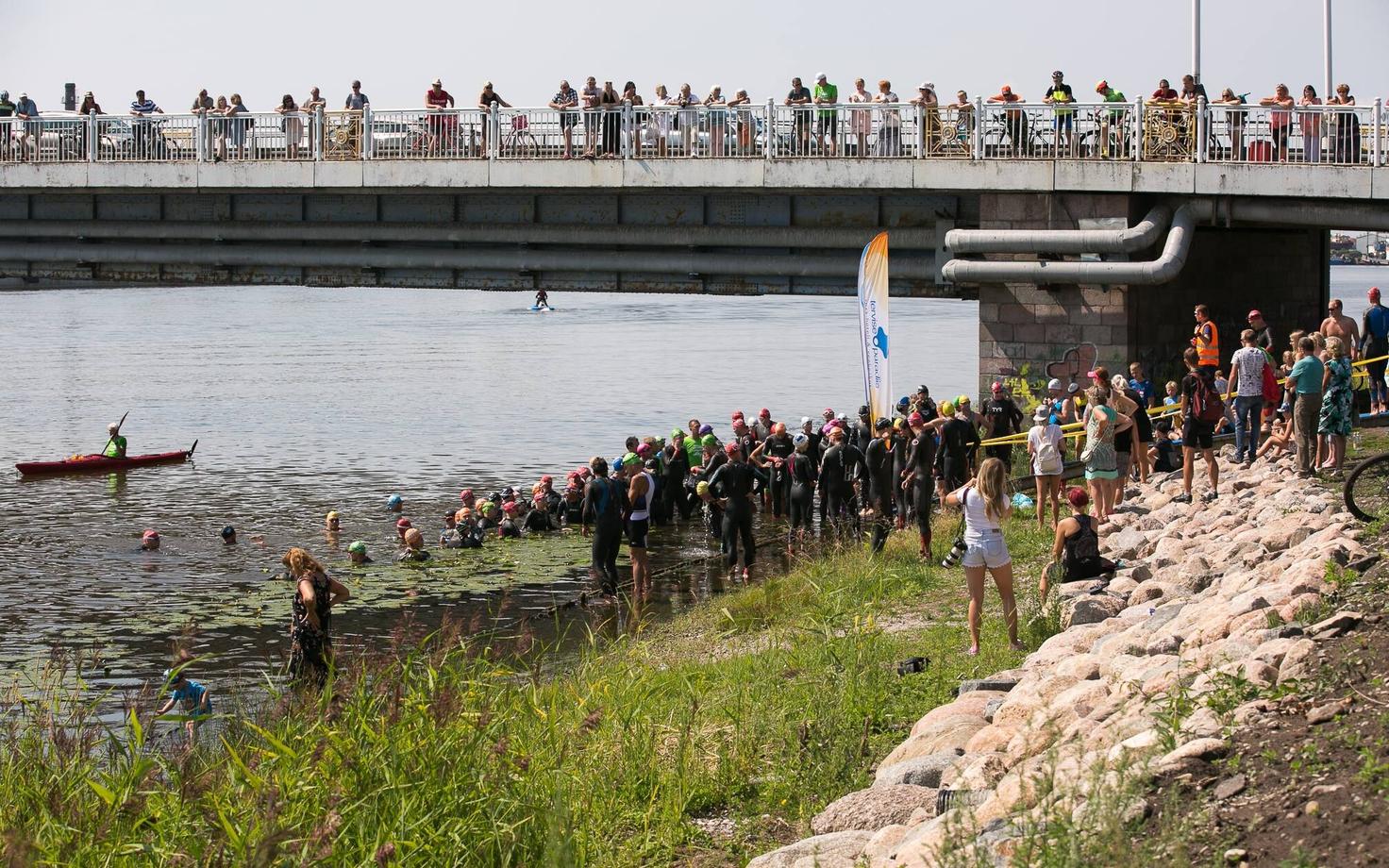 Pärnu triatloni start